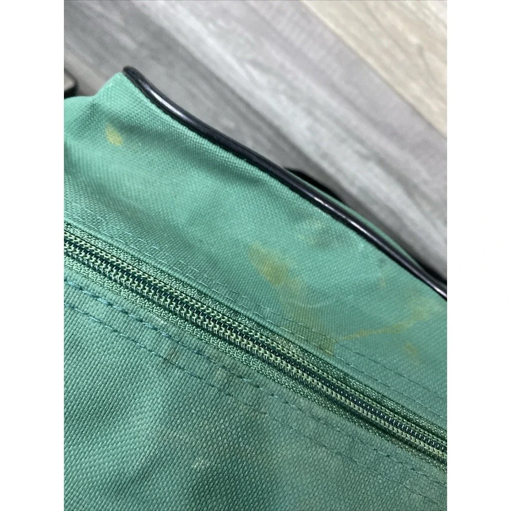 NFL Duffel Bag Unisex OS Green Fair Vintage National Car Rental Logo Canvas